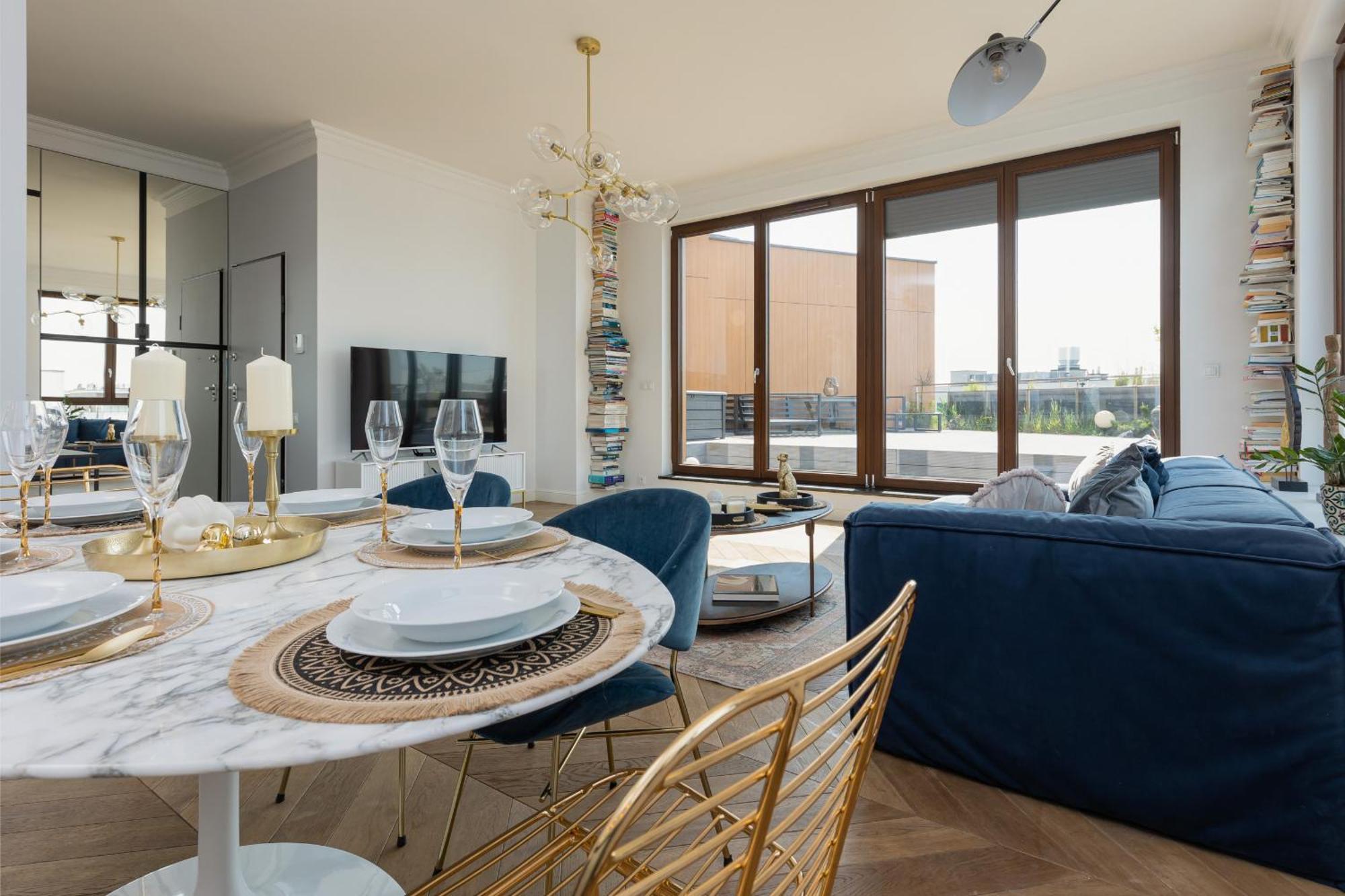 Royal Garden Apartment In Wilanow By Renters Prestige Warschau Exterior foto